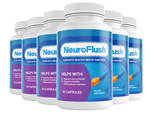 NeuroFlush 6 Bottle Bundle – Best Value Brain Health & Cognitive Wellness Support